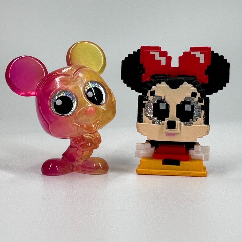 Disney Doorables MICKEY  MINNIE MOUSE Series 11 & 12 Pixel Technicolor Exclusive